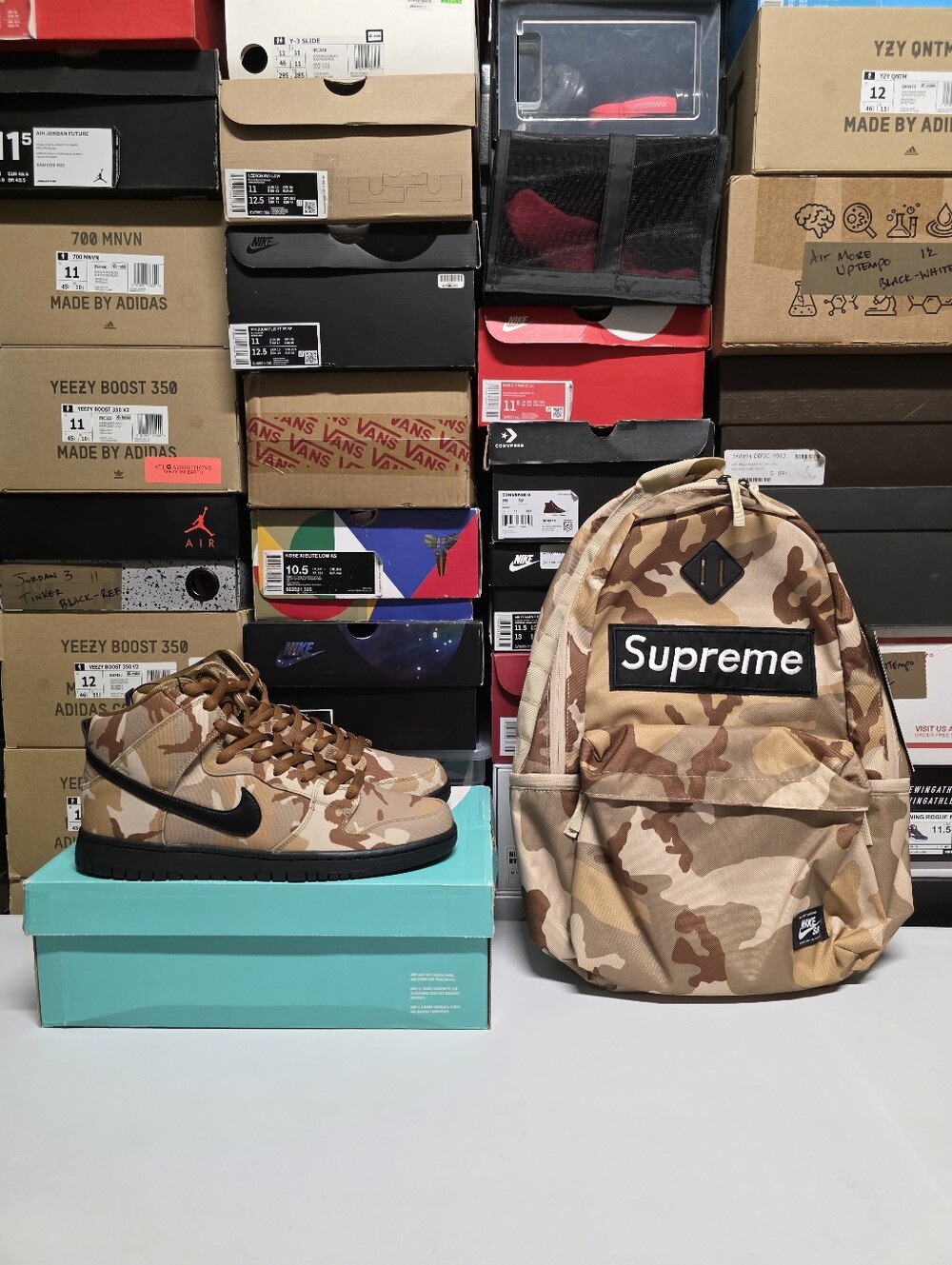 Nike SB Dunk High Pro 'Desert Camo' Sz 11 With Matching Backpack 🔥🔥🔥
